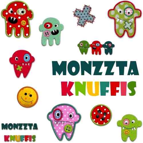Stickdatei - Serie  ♥ Monzzta - Knuffis ♥
