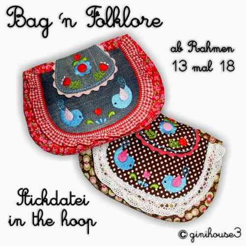 ✿ Bag ´n Folklore ✿ IN THE HOOP ✿ Stickdatei ✿