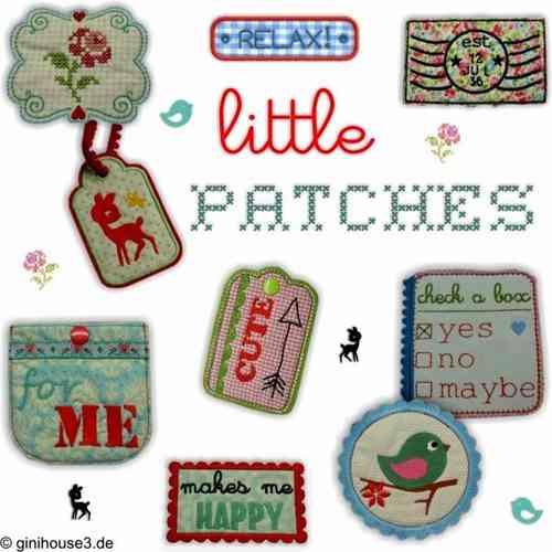♥ little PATCHES ♥ Stickdateien IN THE HOOP