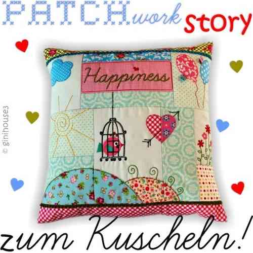 PATCHwork STORY zum Kuscheln ♥ Stickdateien IN THE HOOP
