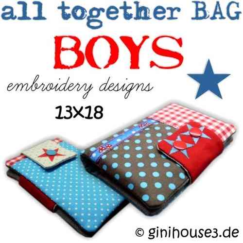 all together BAG ★ BOYS ★ 13x18