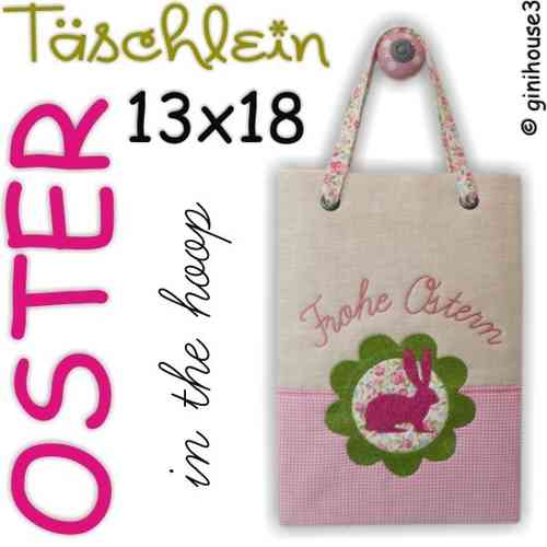 OSTER - Tasche ❤ in the hoop Stickdatei 13x18