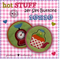 hot STUFF Stickdateien-Button-Set 10x10