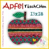 ❤ ApfelTäschCHen ❤ Stickdatei 13x18 ITH