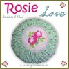 Stickdatei und Ebook - KISSEN ♥ Rosie Love ♥ Ø40