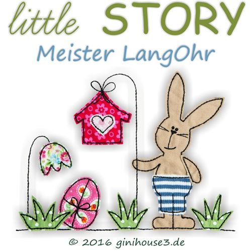 Stickdatei Doodles little STORY mit Meister LangOhr