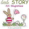 Stickdatei Doodles * little STORY mit Frl. StupsNase